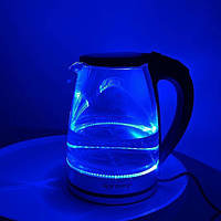 Электрический стеклянный чайник Rainberg RB 2250 с LED подсветкой 2200 Вт 1.8л LNVD