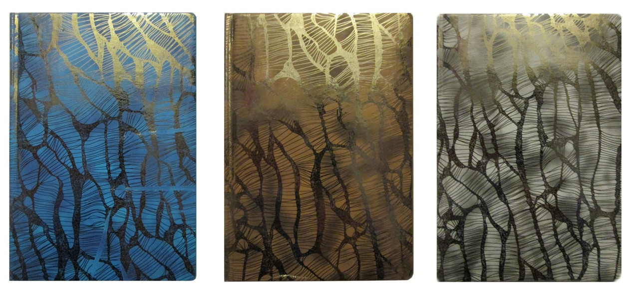 Блокнот 134-25K із золотим напиленням (14*21.5 см.), фото 1