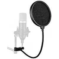 Студийный микрофон Music D.J. M800 в комплекте со стойкой и ветрозащитой Лучшая цена на PokupOnline
