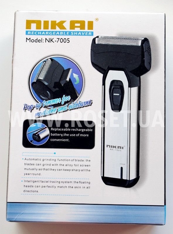 Беспроводная электробритва для мужчин - Nikai NK 7005 - фото 1 - id-p370943428