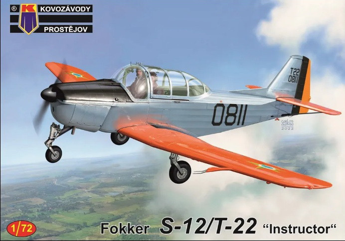 Пластикова модель 1/72 Kovozavody Prostejov 0425 нідерланський літак Fokker S-12/T-22 “Instructor”