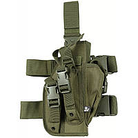 Кобура стегнова Leg Holster right olive MFH, Німеччина