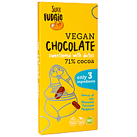 Шоколад с финиками, органический, 80 г, Super Fudgio