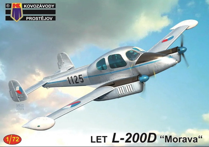 Пластикова модель 1/72 Kovozavody Prostejov 0424 чехословацький літак L-200D “Morava”
