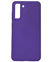 Чехол для Samsung S21 FE-Silicone Cover Lakshmi (AAA) аметист