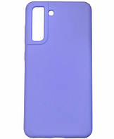 Чехол для Samsung S21 FE-Silicone Cover Lakshmi (AAA) сиреневый