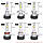 Світлодіодні LED автолампи DAWNKNIGHT K7C H8 H9 H11 H16 110 W 16000 LM 6000 K з обманкою (Canbus), фото 3