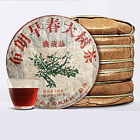 Мэнхай Коричневая гора Ранняя весна Спелый чай с большого дерева Юньнань Цизи Чай Пуэр 7 шт. 2008