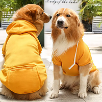 Зимняя одежда для собак XL, толстовка из флиса с капюшоном для домашнего питомца, размер XL