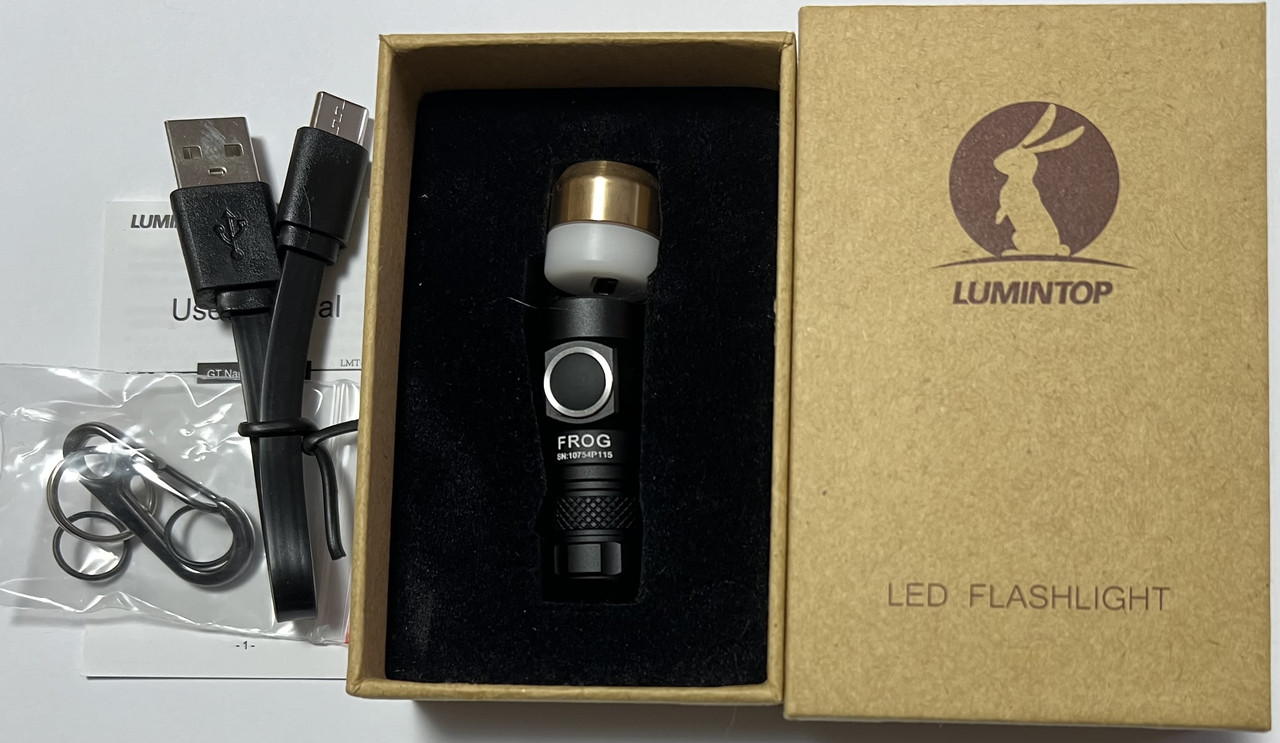 Lumintop Frog Mini EDC Luminus SST 20, фото 1