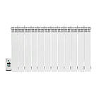 Електрорадіатор ELECTRO.12WL, стандарт 500/96 (168Вт) Wi-Fi зліва 1300Вт з настінними кріпленнями, фото 2
