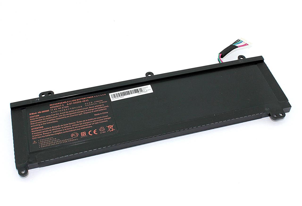 4100mAh 11.4V N550BAT-3 N550BAT-3 акумулятор для Clevo N550RC N550RN/RC N551/RN/RC F57-D1/D2/D3/D4/D5R