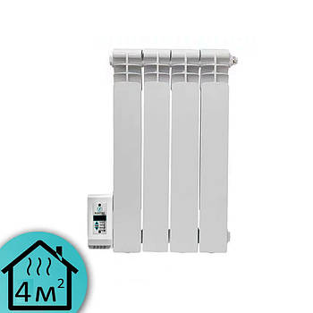 Електрорадіатор ELECTRO.4WL, стандарт 500/96 (168Вт) Wi-Fi зліва 390Вт з настінними кріпленнями