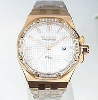 Годинник жіночий Guardo S 03009-5 на браслеті. Сталь, покриття рожеве золото. Італійський бренд. Оригінал