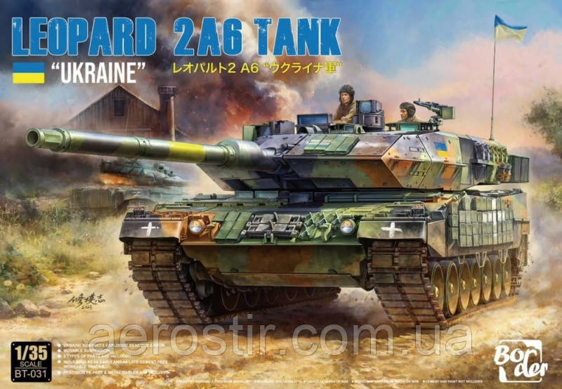 Leopard 2A6 1/35 Border Model BT031, фото 1