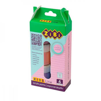 Фарба акрилова 6 кольорів PASTEL KIDS Line 634660