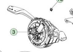 Підкермовий перемикач Tesla Model 3 (16-) 1097662-00-Q