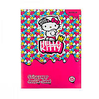 Бумага цветная А4 15 листов Kite Hello Kitty двухсторонняя 619159