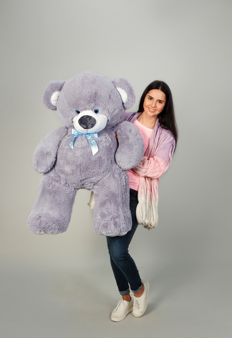 Ведмедик плюшевий ведмедик мультик 150 см оригінальний подарунок дівчині на Новий Рік найм'якші плюшеві ведмедики kn