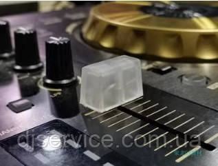 Ручка (кноб прогумований, прозорий колір) Dj TechTools chroma caps для будь-яких пультів і контролерів, фото 1