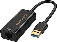Адаптер USB-Ethernet, мережевий адаптер CableCreation USB 3.0-10/100/1000 Gigabit