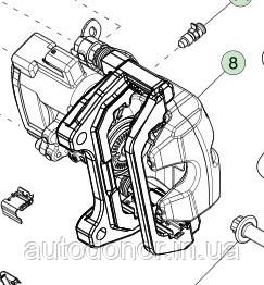 Супорт гальмівний задній правий BASE Tesla Model 3 / Y (16-) 8008214-00-B, фото 1