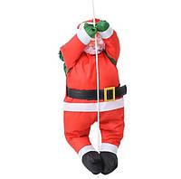 Декоративный Санта Клаус на веревке, 30 см!