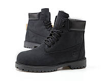 Мужские ботинки Timberland Classic Boots Black Winter (с мехом) ALL04014 41