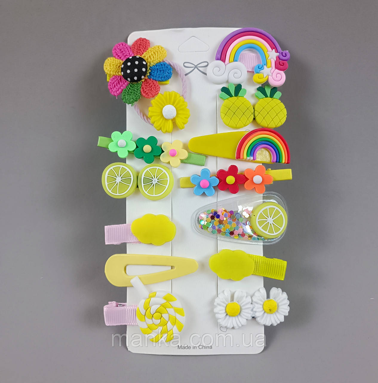 Набір шпильок С 64536 заколки для дівчинки, фото 1