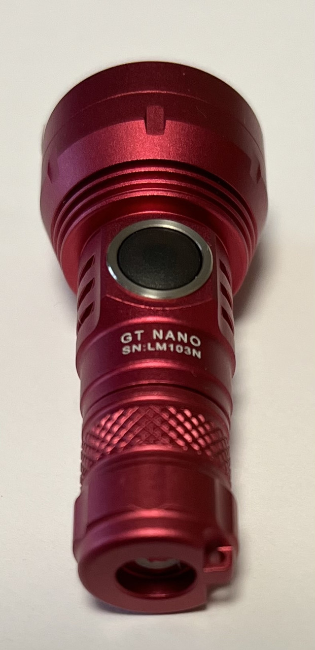 Кишеньковий Lumintop GT Nano V2 450 люмен 306 метрів EDC брелок червоний