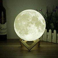 "Лунный Свет 3D: Сенсорное Управление,ночник,светильник 15 см, 5 Режимов"