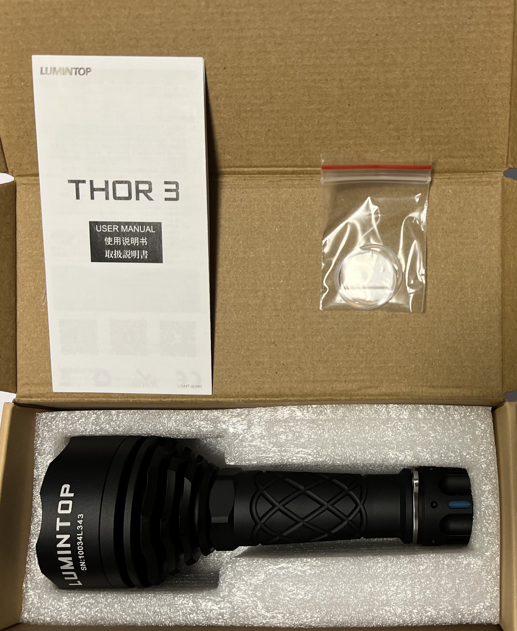 Lumintop Thor 3 LEP лазерний промінь 2500 метрів