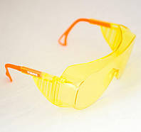 Очки защитные регулируемые желтые покрытые от пота царапин VIROK-82V109