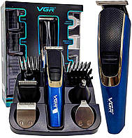 Професійна машинка для стриження волосся й бороди (5в1), Тример для чоловічого догляду, ALX