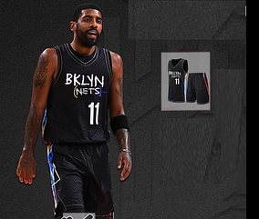 Баскетбольний чорна форма Ірвінг Бруклін Нетс Irving №11 Brooklyn Nets