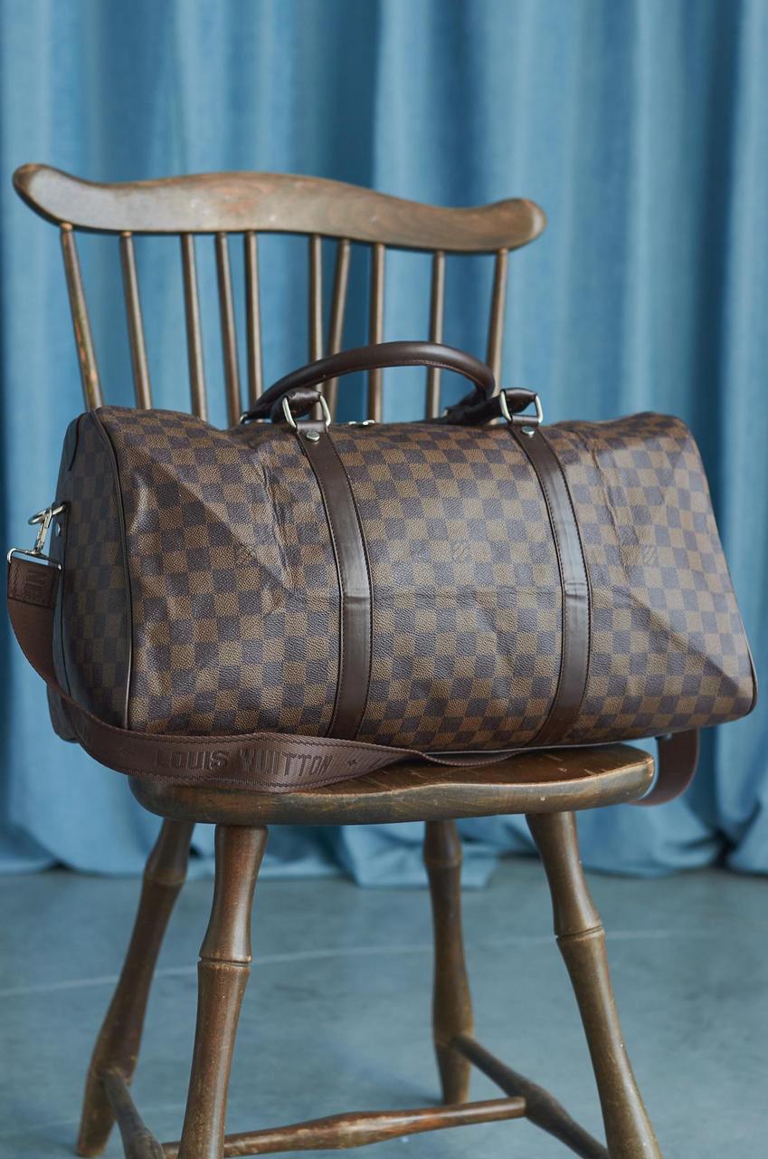 Сумка Louis Vuitton коричневі клітини - фото 3 - id-p1766769704