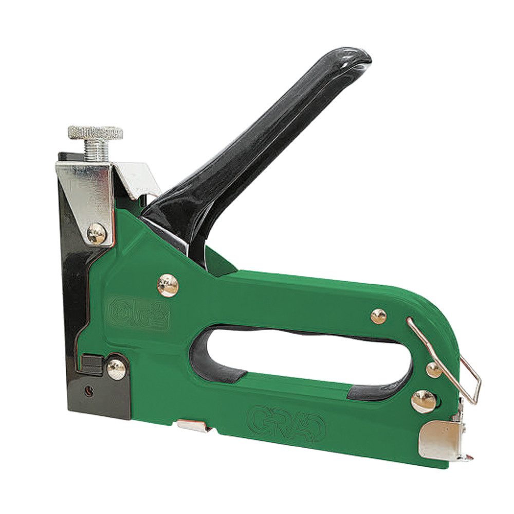 Степлер з регулятором для скоб 4-14 мм (зелений) GRAD (2821115)