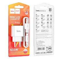 СЗУ Hoco C106A with cable Micro USB 2.1A, 1USB white