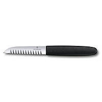 Кухонный нож для фигурной нарезки Victorinox Decorating 8,5 см Черный (7.6054.3)
