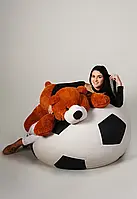 Модный лежачий плюшевый мишка 120 см мягкие пушистые медведи больших размеров коричневого цвета в подарок kn