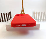 Чохол Silicone Case для Iphone 16 Pro червоний (4 колір RED), силіконовий чохол на АйФОН 16 ПРО червоний, фото 7