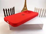 Чохол Silicone Case для Iphone 16 Pro червоний (4 колір RED), силіконовий чохол на АйФОН 16 ПРО червоний, фото 9