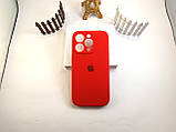 Чохол Silicone Case для Iphone 16 Pro червоний (4 колір RED), силіконовий чохол на АйФОН 16 ПРО червоний, фото 5
