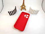 Чохол Silicone Case для Iphone 16 Pro червоний (4 колір RED), силіконовий чохол на АйФОН 16 ПРО червоний, фото 10