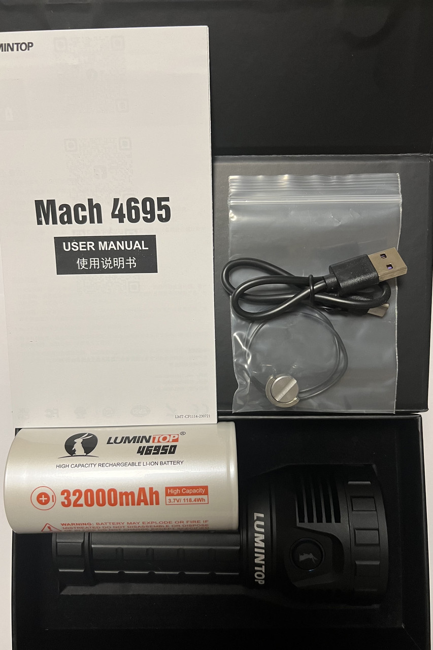 Lumintop Mach 4695 V2 USB TYPE-C 26000 люмен