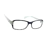 Женские очки для коррекции зрения с белой линзой плюс и минус +-1/+-10 -9.0