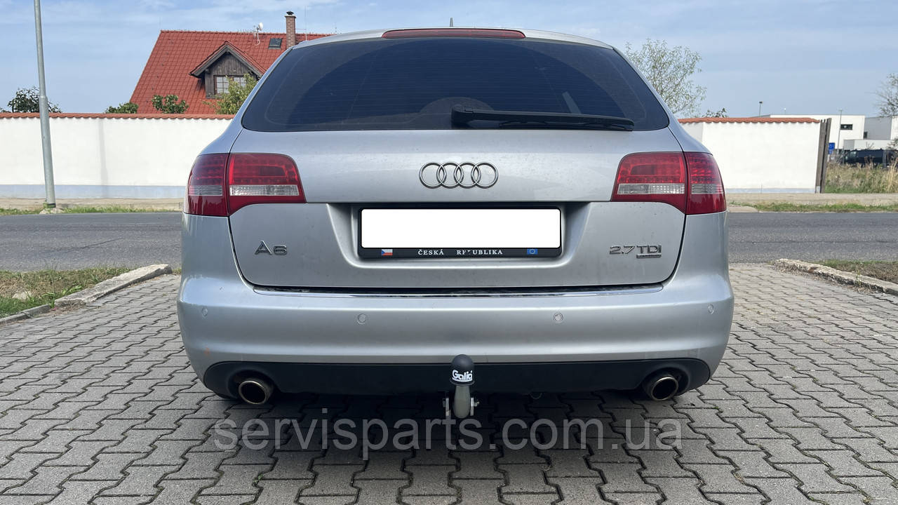 Оцинкованный фаркоп Audi A6 C6 2004-2011 (седан и универсал) - фото 1 - id-p18427853