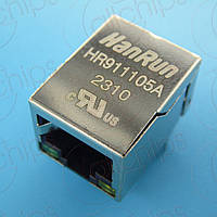 Разъем RJ45 с трансформатором Hanrun HR911105A RJ45