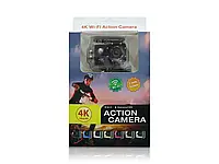 Видеокамера Action Sport Camera с дисплеем 4К/WIFI/microUSB/60fps S2 20шт 7482