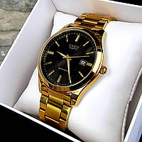 Золотые мужские наручные часы Casio / Касио
